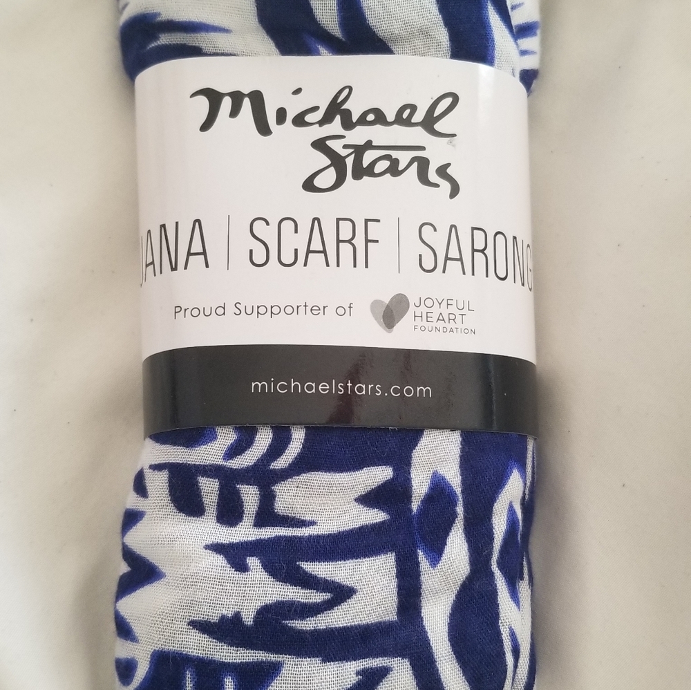 Michael stars scarf sarong and bikini cover